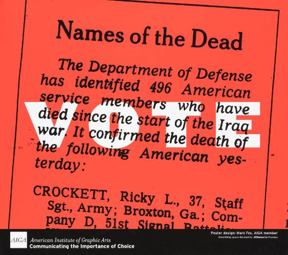 Names of the Death - The Department of Defense Has Identified 496 American Service Members who Have Died since The Start of the Iraq War. It Confirmed the Death of the following American Yesterday: - (...) - VOTE - AIGA