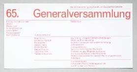 Handsetzervereinigung Zürich und Gruppe Korrektoren – 65. Generalversammlung