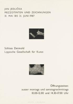 Jan Jedlička - Mezzotinten und Zeichnungen - Schloss Detmold - Lippische Gesellschaft für Kunst