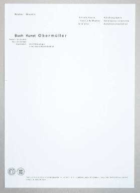 Buch Kunst Obermüller