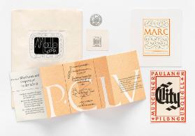 [TM April 1966, Broschüren, W. Käch zum 60. Geburtstag, Herrliberg,  Diverse Reproduktionen, Diverse Logoentwürfe und Anwendungen.]