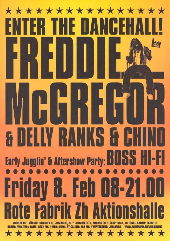 Enter the Dancehall - Freddie McGrergor & Delly Ranks & Chino - Rote Fabrik Zh Aktionshalle