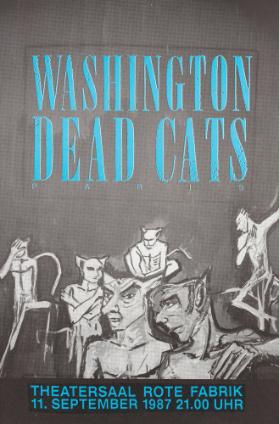 Washington Dead Cats Paris - Theatersaal Rote Fabrik