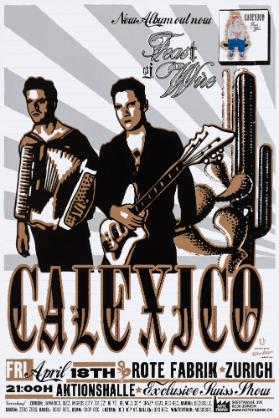 New Album out now - Feast of Wire - Calexico - Rote Fabrik Zürich Aktionshalle - Exclusive Swiss Show