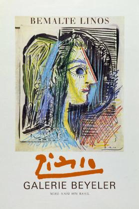 Picasso - Bemalte Linos - Galerie Beyeler - März-9. Mai 1970 Basel
