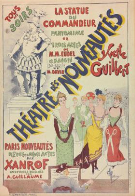 Théâtre des nouveautés - La statue du commandeur - Yvette Guilbert
