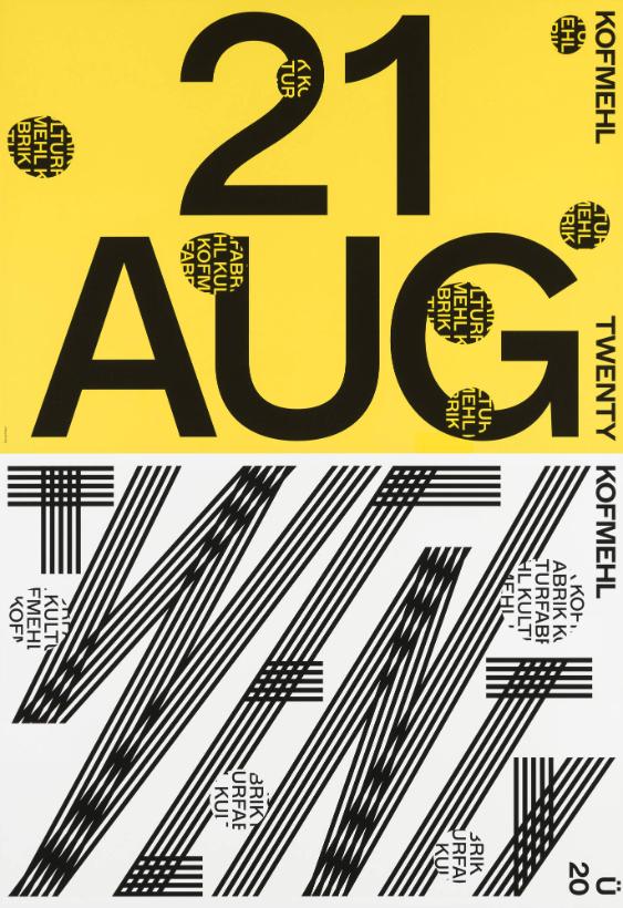 Twenty Kofmehl - 21 Aug - Ü 20 - Kulturfabrik Kofmehl