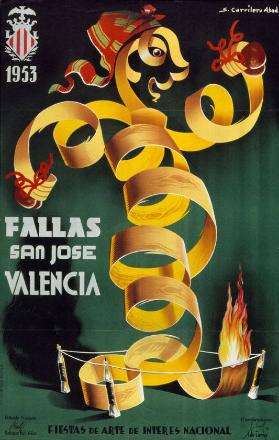 Fallas San José Valencia - Fiestas de Arte de Interes National