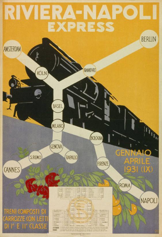 Riviera-Napoli Express - Gennaio Aprile 1931