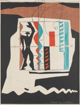 Le Corbusier, Le Modulor, Lithografie, 1950/1956, Steindruckerei Wolfensberger, Zürich © FLC/20…