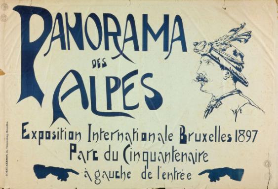 Panorama des Alpes - Exposition Internationale Bruxelles 1897