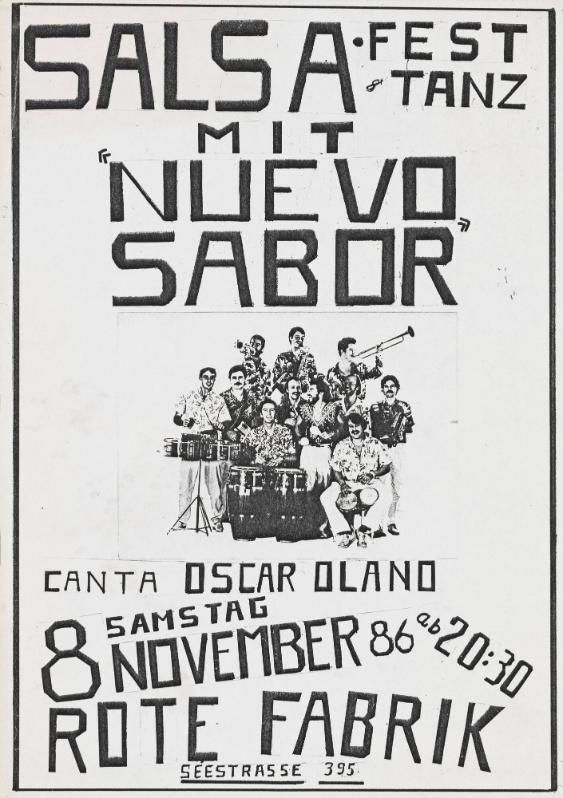 Salsa Fest & Tanz mit "Nuevo Sabor" - Rote Fabrik