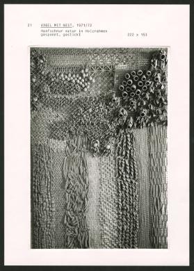 VOGEL MIT NEST, 1971/72