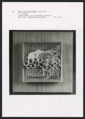 DAS LIED DER VOEGEL, 4. Strophe, 1977 / 78