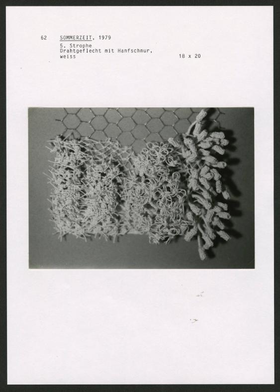 SOMMERZEIT, 5. Strophe, 1979