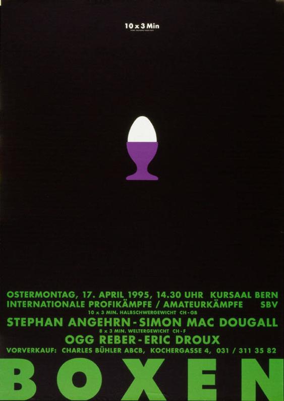 10 x 3 Min - Stephan Angehrn-Simon Mac Dougall - Ogg Reber-Eric Drou x - Boxen