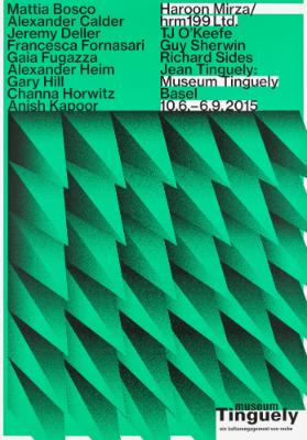 Mattia Bosco - Alexander Calder - Jeremy Deller - Francesca Fornasari - Gaia Fugazza - Alexander Heim - Gary Hill - Channa Horwitz - Anish Kapoor - Haroon Mirza/hrm199 Ltd. - TJ O'Keefe - Guy Sherwin - Richard Sides - Jean Tinguely - Museum Tinguely - ein Kulturengagement von Roche