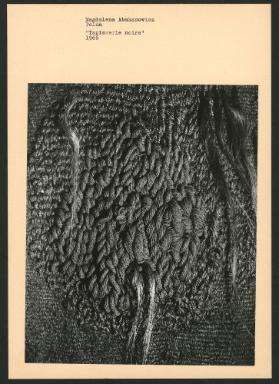 Magdalena Abakanowicz, Polen, "Tapisserie noire", 1966