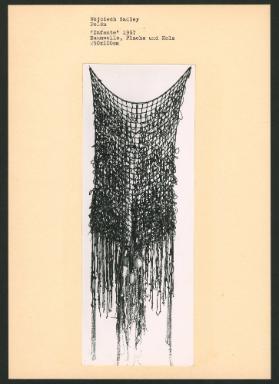 Wojciech Sadley, Polen, "Infante" 1967, Baumwolle, Flachs und Holz, 250x100cm