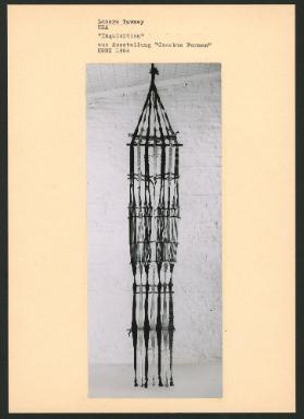 Lenore Tawney, USA, "Inquisition", aus Ausstellung "Gewebte Formen", KGMZ 1964