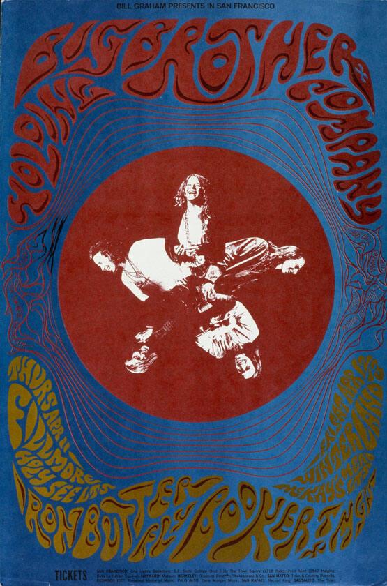 Bill Graham presents in San Francisco - Big Brother & Holding Company - Iron Butterfly - Booker T & MG's - Fillmore - Winterland