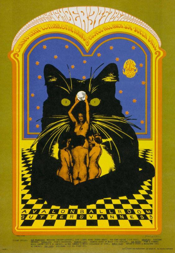 Canned Heat - Lothar & The Hand People - Allmen Joy - Superball - Avalon Ballroom - Family Dog Productions