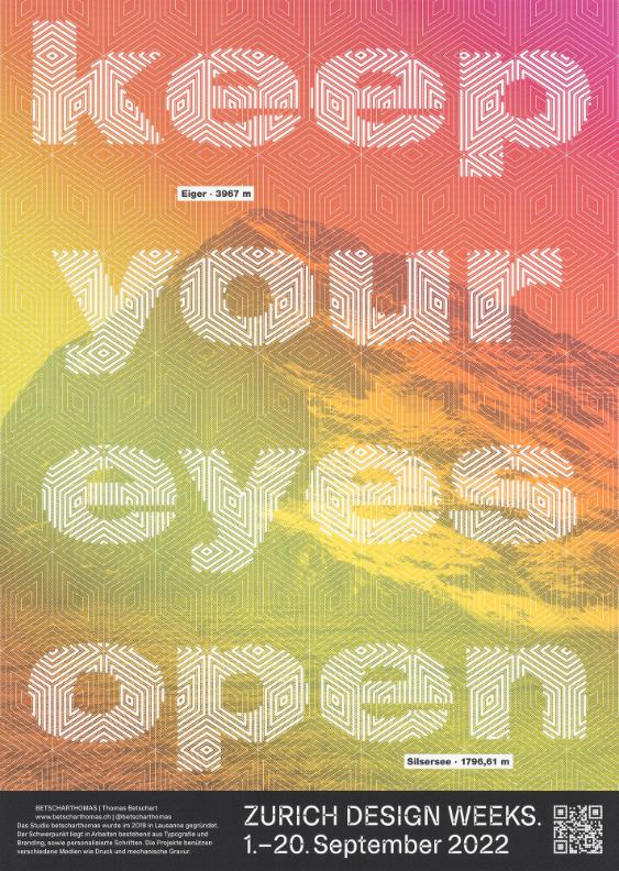 Keep Your Eyes Open - Zurich Design Weeks.