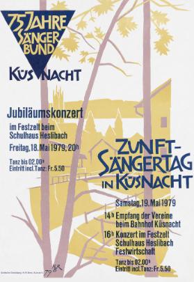 75 Jahre Sängerbund Küsnacht - Jubiläumskonzert im Festzelt beim Schulhaus Heslibach - Zunft-Sängertag in Küsnacht