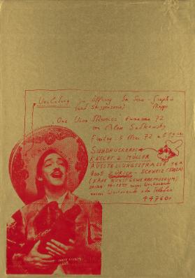 Vorladung zur Öffnung Sa Serie -  Graphische Mappe (und Skizzenserie) - "Que Viva Mexico", Primavera 72 von Alex Sadkowsky - Siebdruckerei Knecht & Müller