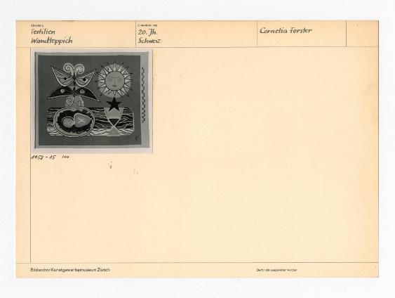 Bildarchiv Kunstgewerbemuseum Zürich