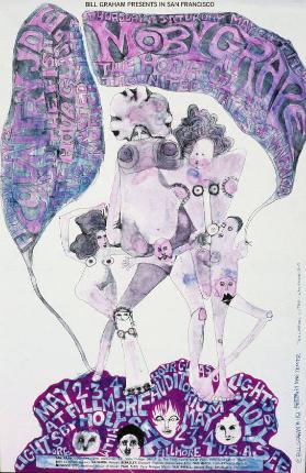Bill Graham presents in San Francisco - Country Joe and The Fish - Moby Grape - Hour Glass - United States of America - at the Fillmore Auditorium