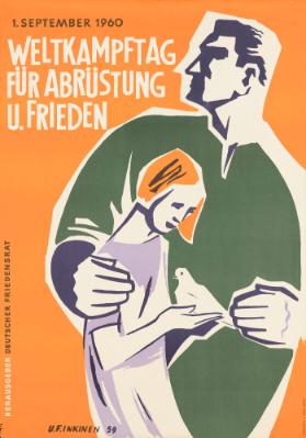 1. September 1960 - Weltkampftag für Abrüstung u. Frieden