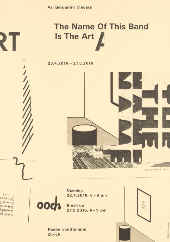 Ari Benjamin Meyers - The Name of This Band Is The Art - RaebervonStenglin