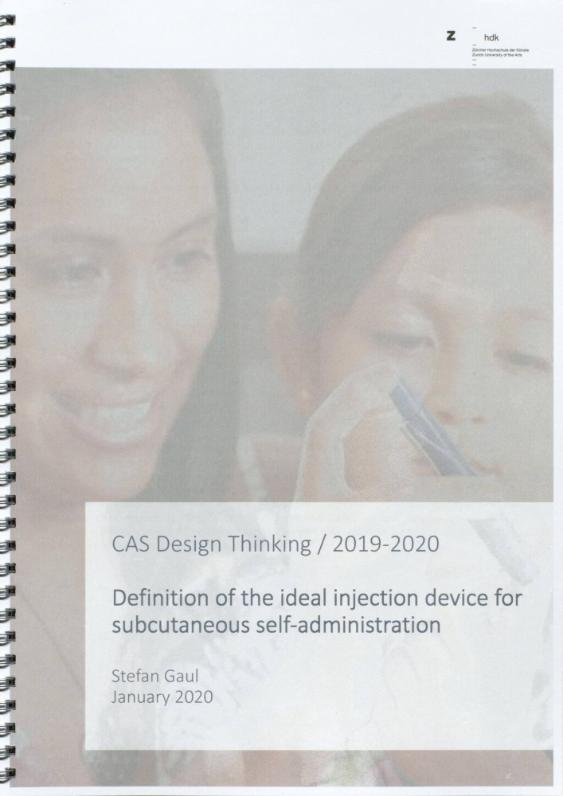 Definition of the ideal injection device for subcutaneous self-administration