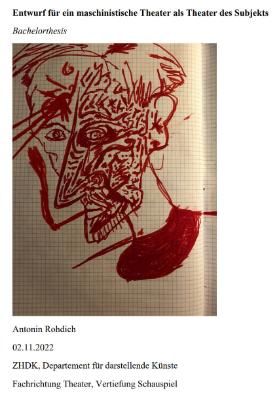 Entwurf für ein maschinistische Theater als Theater des Subjekts
