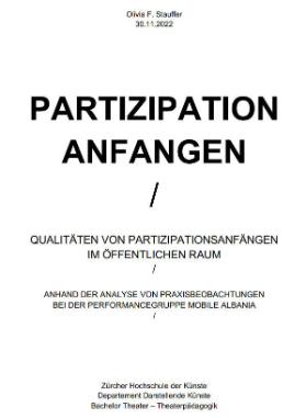 Partizipation anfangen

