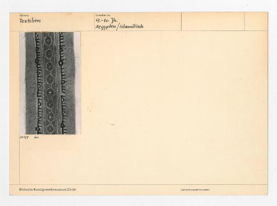 Bildarchiv Kunstgewerbemuseum Zürich
