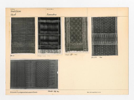 Bildarchiv Kunstgewerbemuseum Zürich