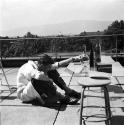 Fotoklasse 1948-1951: Oft bietet unsere Terrasse das beste Licht 