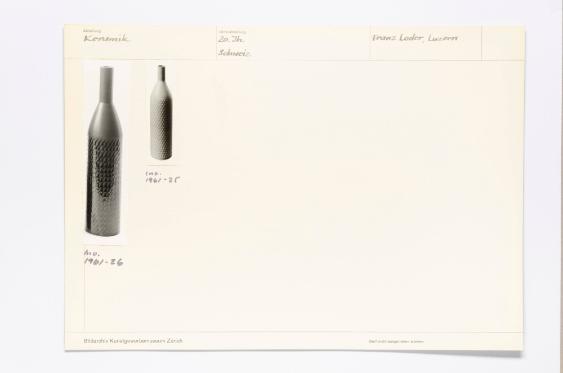 Bildarchiv Kunstgewerbemuseum Zürich