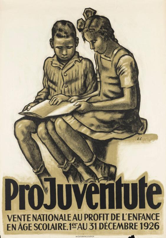 Pro Juventute - Vente nationale au profit de l'enfance en âge scolaire.