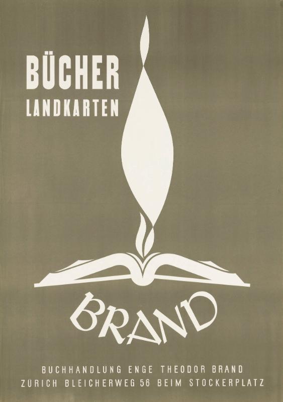 Bücher - Landkarten - Brand - Buchhandlung EngeTheodor Brand