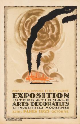 Ministère du Commerce et de l'Industrie - Exposition Internationale - Arts Décoratifs et Industriels Modernes - Paris