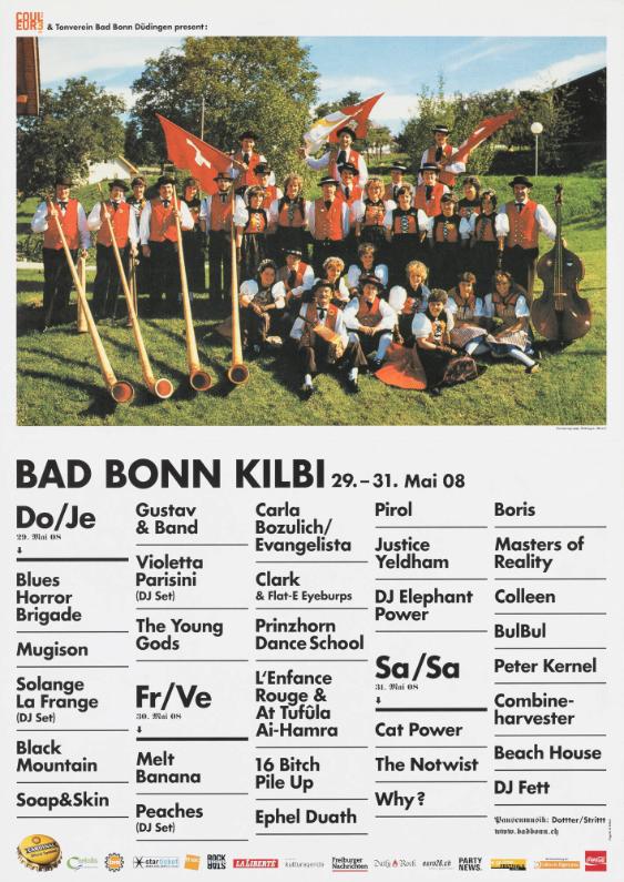 Couleur 3 & Tonverein Bad Bonn Düdingen Present: Bad Bonn - Kilbi
