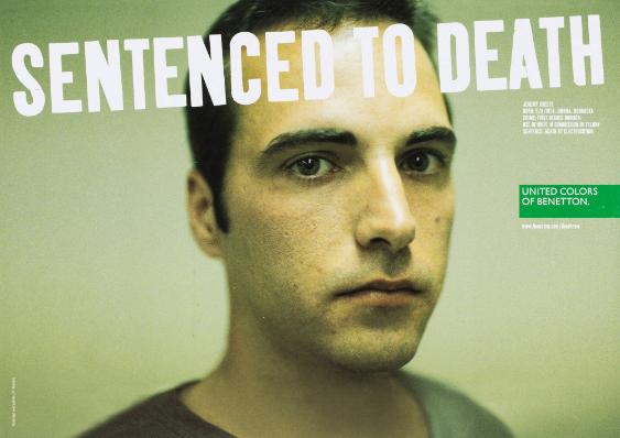 Sentenced to Death - United Colors of Benetton. Jeremy Sheets