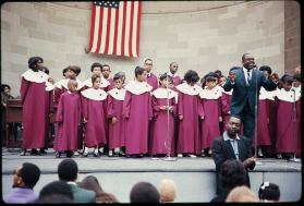New York - Gospelchor in der Naumburg Bandshell, Central Park