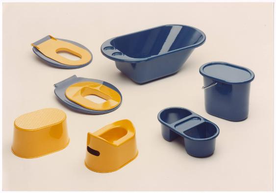 Kinder-Sanitärutensilien - Töpfchen, Toilettensitz, Babywanne