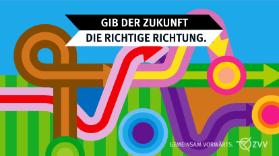 Gemeinsam vorwärts. ZVV - Gib der Zukunft die richtige Richtung.