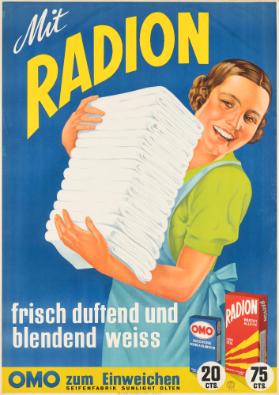 Mit Radion - Frisch duftend und blendend weiss - Omo zum Einweichen