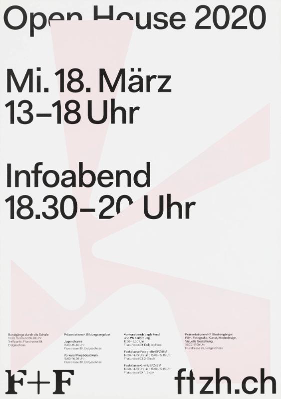 Open House 2020 - Infoabend - F+F
